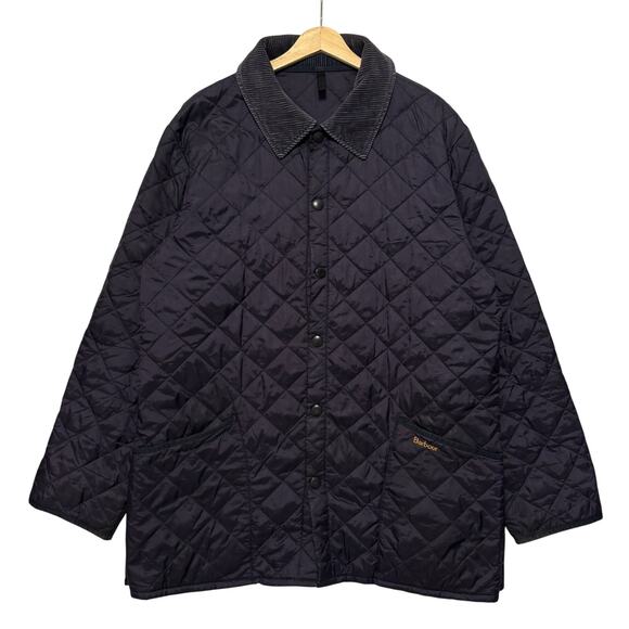 Barbour Liddesdale Quilted Jacket Navy Mens L - Picture 1 of 3